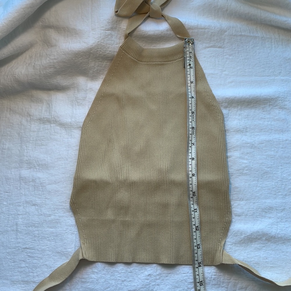 Zara Halter Knit Top Size S - Picture 13 of 13